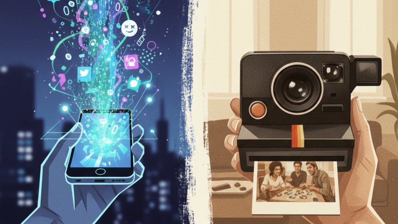 צפייה בסרט המלא - בחזרה לחיים אנלוגיים